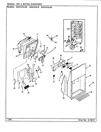 Diagram for BDNS24L9K (BOM: BU85B)