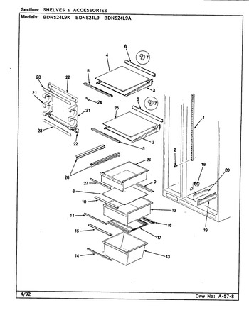 Diagram for BDNS24L9 (BOM: CN91A)