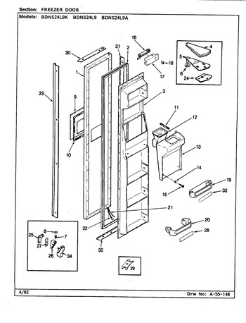 Diagram for BDNS24L9A (BOM: BU85B)