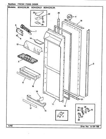 Diagram for BDNS24L9A (BOM: BU85B)