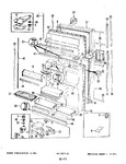 Diagram for 02 - Fresh Food & Freezer Door