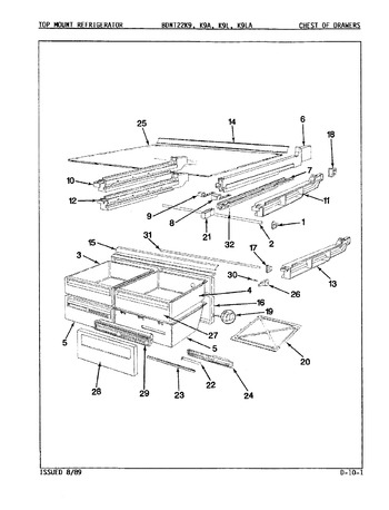 Diagram for BDNT22K9LA (BOM: 9A58A)