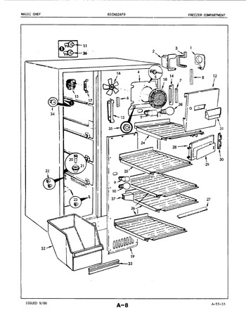 Diagram for BICNS24F9A (BOM: 5L54B)