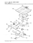 Diagram for 02 - Main Top & Burner Assembly