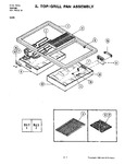 Diagram for 04 - Top/grill Pan Assembly