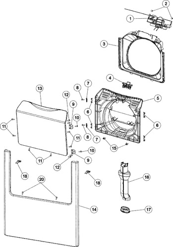 Diagram for CAH4205AWW