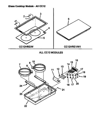 Diagram for CC12HRE (BOM: P1133347N)