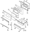 Diagram for 04 - Door/drawer (ser. Pre. 21)