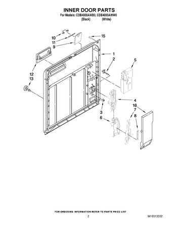 Diagram for CDB4000AWB0