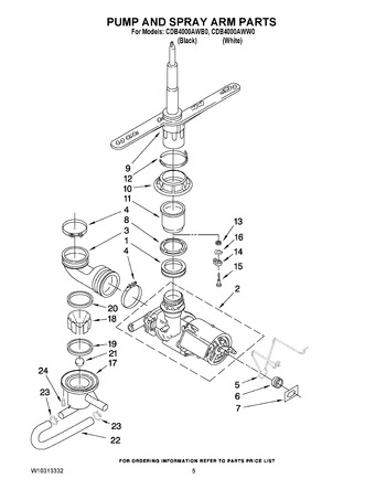 Diagram for CDB4000AWB0