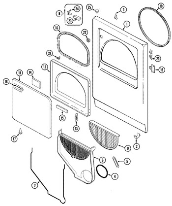 Diagram for CDG8500W