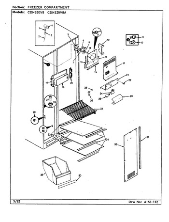 Diagram for CDNS20V8 (BOM: CR07A)