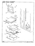 Diagram for 02 - Fresh Food Compartment