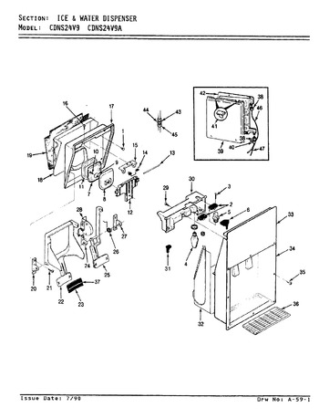 Diagram for CDNS24V9A (BOM: AR86A)