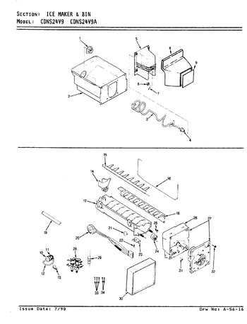 Diagram for CDNS24V9 (BOM: BR86A)