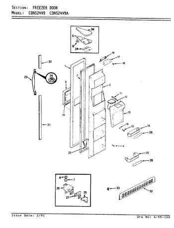 Diagram for CDNS24V9A (BOM: AR86A)