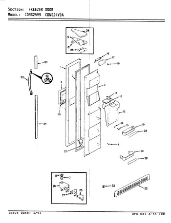 Diagram for CDNS24V9A (BOM: BR85C)