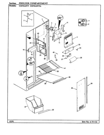 Diagram for CDNS24V9 (BOM: BR85F)