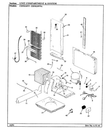 Diagram for CDNS24V9 (BOM: BR85F)