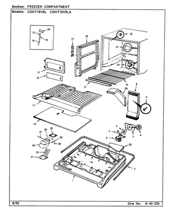 Diagram for CDNT18V9LA (BOM: CC49A)