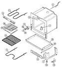 Diagram for 04 - Oven/base