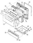 Diagram for 04 - Door/drawer (ce3531wrx)