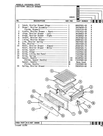 Diagram for CG9616W429R