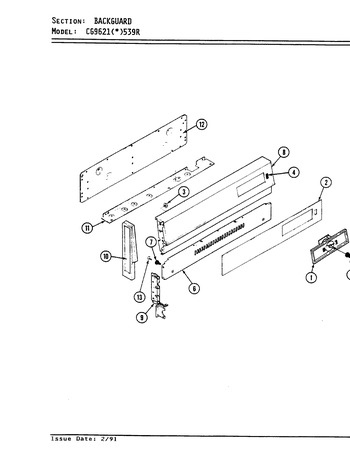 Diagram for CG9621W539R