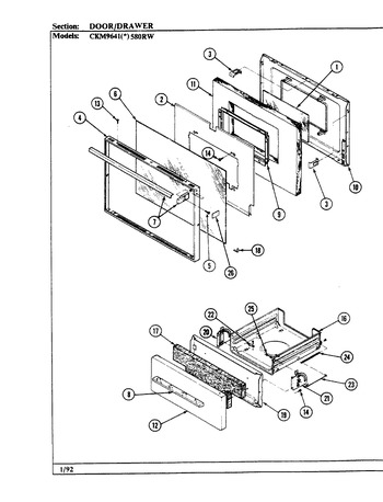 Diagram for CKM9641W580RW