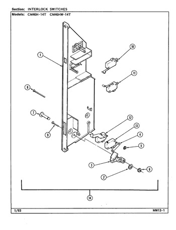 Diagram for CM46HW-14T