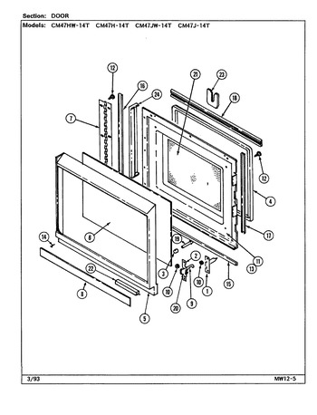 Diagram for CM47H-14T