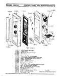 Diagram for 05 - Control Panel & Microprocessor (cme501)