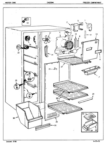 Diagram for CNS20M6H (BOM: 5M62B)