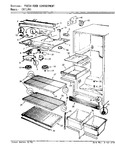 Diagram for 03 - Fresh Food Compartment