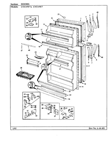 Diagram for CNT19W7 (BOM: BC53A)