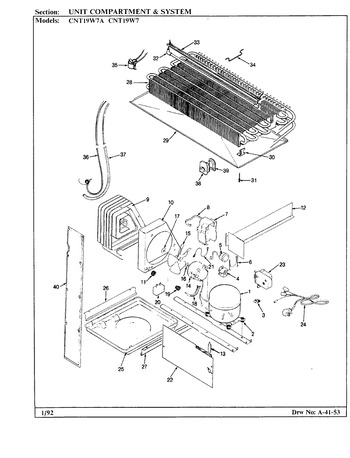 Diagram for CNT19W7 (BOM: BC53A)