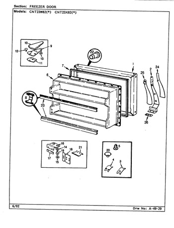 Diagram for CNT23W82A (BOM: BF92B)