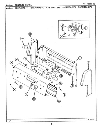 Diagram for CRE7600ACL