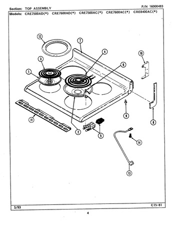 Diagram for CRE8400ACW