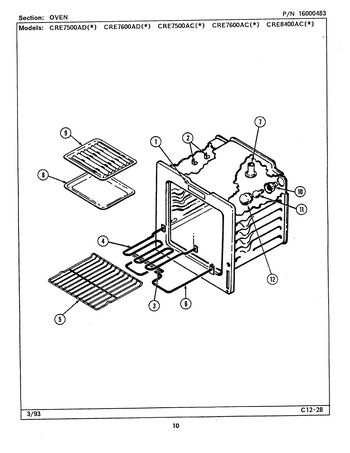 Diagram for CRE8400ACW