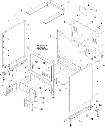 Diagram for CSG3601W (BOM: P1143396N W)