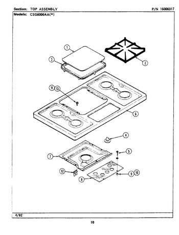 Diagram for CSG6000AAW