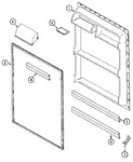 Diagram for 05 - Fresh Food Inner Door