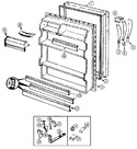 Diagram for 04 - Fresh Food Door