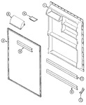 Diagram for 05 - Fresh Food Inner Door