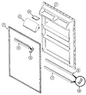 Diagram for 05 - Fresh Food Inner Door