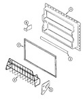 Diagram for 04 - Freezer Inner Door