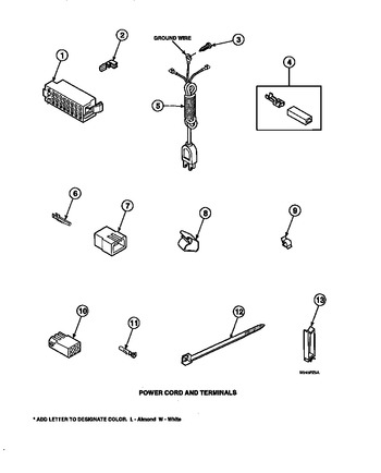 Diagram for LW8201L2 (BOM: PLW8201L2 A)