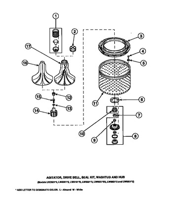 Diagram for LW6153WM (BOM: PLW6153WM A)