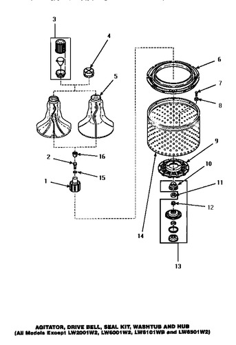 Diagram for CW9203W3 (BOM: PCW9203W3 A)